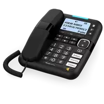 Amplicomms BigTel 1580 DECT telefono ragelis su laisvų rankų funkcija, suderinamas su klausos aparatais, numerio pakartojimas, atsakiklis, LED ekranas (ATL1423341)