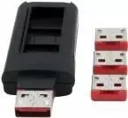 USB A 3.0 lyties keitiklis EXSYS EX-1112-R raudonas