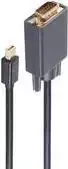 ShiverPeaks BS10-54025 - 1 m - Mini DisplayPort į VGA laidas - Vyriški jungtys - Auksuoti kontaktai