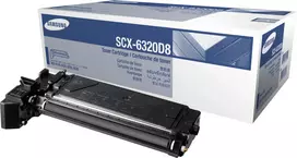 Kasetė su toneriu Samsung SCX-6320D8, juoda, 8 000 puslapių, 1 vnt.