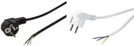 LogiLink maitinimo laidas – CEE 7/7 (kištukas) į be kištuko – AC 250 V – 1,5 m – Juodas