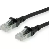 Roline Patch-Cable RJ-45 (M) į RJ-45 (M) 5 m SFTP PiMF CAT 6 Halogen-Free, Moulded, Stranded Juoda