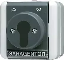 JUNG 806.18 W - Raktinis jungiklis - 2P - Laidinis - Juoda - Balta - IP44 - 250 V