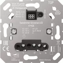 Dimmerinis jungiklis Jung 1711DE Universal LED, sukamasis/spaudžiamasis valdymas, LED lempoms