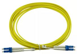 Šviesolaidinis šuolinis laidas BlueOptics SFP3131BU1MK 1 m G.657.A1 LC–LC 9 µm pilnas dupleksas geltonas