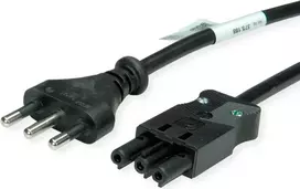 Maitinimo laidas Bachmann GST18/3 5 m, juodas