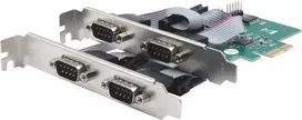 Exsys GmbH PCIe 4S Serial RS-232 Kortelė ASIX EX-46014 - PCI-Express