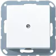 Kištukinis lizdas JUNG A 590 A WW baltas duroplast korpusas, įvado skersmuo 1,3 cm