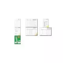Užrašų knyga / ataskaitų sąsiuvinis Sigel SD030 A4, 2×40 lapų, susiūtas