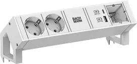 Maitinimo blokas Bachmann DESK2 su 2x CEE 7/3 lizdais, modelis 902.3213