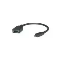 ROLINE HDMI High Speed Kabel mit Ethernet, HDMI BU - Micro HDMI ST 0,15m (11.04.5584)