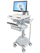 Multimedijos vežimėlis Ergotron StyleView aliuminio pilka balta