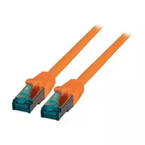 EFB-Elektronik RJ45 jungiamasis kabelis Cat.6A S/FTP LSZH oranžinis 7,5 m (MK6001.7,5O)