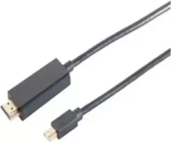 Vaizdo kabelio adapteris Mini DisplayPort į HDMI, 3 m, ShiverPeaks BS10-53045