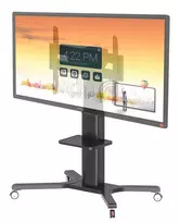 Peerless PR598-M mobilus monitorių stovas 2,49 m (98 col.) juodas