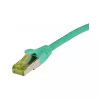 Patch kabelis RJ45, CAT6A 500MHz, 1,0 m, žalias, S-STP (S/FTP), TPE/LSZH (Ultraflex), AWG26, su Cat.7 žaliava, Synergy 21 (S217673)
