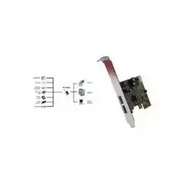 PCIe USB 3.0 plokštė EXSYS EX-11092-2 su užsukamaisiais USB prievadais