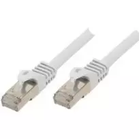 Tinklo laidas ShiverPeaks Cat7 1m Baltas SF/UTP