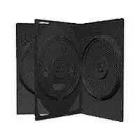 MediaRange 3 vietų DVD dėžutė juoda – talpa: 3 CD, 3 DVD – 50 vnt. pakuotė – juoda (BOX15)