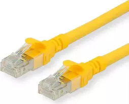 Roline Patch-Cabelis RJ-45 (patinas) į RJ-45 (patinas) - 50 cm - SFTP, PiMF - CAT 6 - be halogenų, liejinis, vytas - geltona