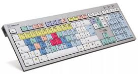 Klaviatūra Logickeyboard LKB-CBASE-AJPU-DE Office USB QWERTZ vokiška daugiaspalvė