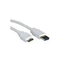 VALUE USB 3.0 laidas – Micro-USB B (vyriškas) į USB A (vyriškas) – 3 m – Baltas