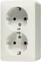 JUNG Schuko kištukinis lizdas 6020A AP600 2-jų angų baltas 6020A
