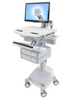 Multimedijos vežimėlis Ergotron StyleView aliuminio pilkos/baltos spalvos