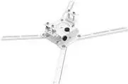 Kindermann laikiklio komponentas pakabinamoms luboms, aliuminis, modelis 7465000320