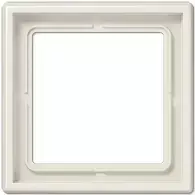 Jungo jungiklio dangtelis JUNG LS 981 W Dramblio kaulo spalvos — besraigtis duroplasto rėmelis, 81×81 mm
