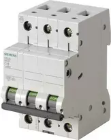 Siemens miniatiūrinis automatinis jungiklis 400V 6kA 3 pol. C 13A 5SL6313-7