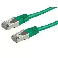 Value 21.99.1343 Ethernet Patch Cable Žalias