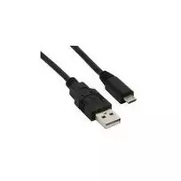 USB laidas S/CONN 3m USB2.0 A – microUSB2.0 B juodas