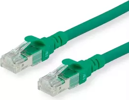 ROLINE Patch-Cable RJ-45 (M) į RJ-45 (M) – 5 m – UTP – CAT 6a – be halogenų, liejinis, vytas – žalia (21.15.2735)