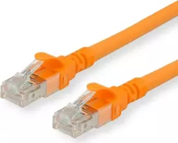 ROLINE Patch laidas RJ-45 (M) į RJ-45 (M) - 1 m - UTP - CAT 6a - halogenų neturintis, liejinis, vytas - oranžinis (21.15.2771)