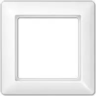 Jung AS 581 WW baltoji rozetės ir jungiklio dangtelio plokštelė, duroplastas, 80,5×80,5 mm