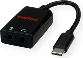 ROLINE Audio-Adapter - USB-C (M) zu Stereo Mini-Klinkenstecker