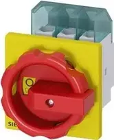 Siemens 3LD2203-0TK53 avarinis jungiklis 3P raudonas/geltonas