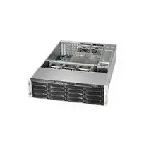 Super Micro Supermicro SC836 BE16-R920B – stelažinis korpusas – 3U – išplėstinis ATX – SAS – karštai keičiami diskai – 920 W – juoda – USB/Serial (CSE-836BA-R920B)