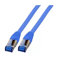 EFB-Elektronik RJ45 jungiamasis kabelis Cat.6A S/FTP TPECat.7 lankstus mėlynas 0,15 m