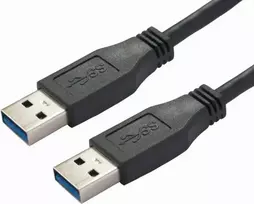 USB laidas Bachmann 918.176 USB 3.2 Gen 1 1 m juodas