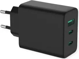 ROTRONIC-SECOMP Value maitinimo blokas – GaN technologija – 65 W – 5 A – 3 išėjimo prievadai (USB, 2 x USB-C)