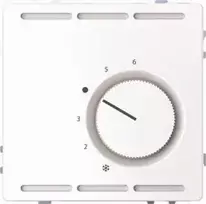 Merten MEG5762-6035 patalpų termostatas 230 V su perjungiamuoju kontaktu ir centrine plokšte