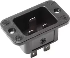 Kištukinis elektros lizdas C20 Bachmann 917.173, 250 V, 16 A, termoplastikas, juodas