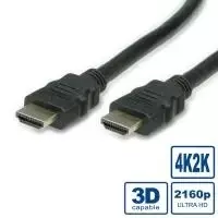 VALUE HDMI Ultra HD su Ethernet - vaizdo/garso/tinklo laidas - HDMI - HDMI, 19 kontaktų (M) - HDMI, 19 kontaktų (M) - 3 m - dviguba izoliacija - juoda (11.99.5682)