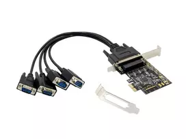 Conceptronic 4 prievadų DB9 RS232 PCIe kortelė