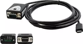 USB 2.0 C tipo laidas į RS-422/485 serijinį prievadą Exsys EX-2346IS su FTDI lustu ir apsauga nuo viršįtampių