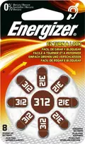 Energizer baterija cinko 312/8 vnt. Lizdinė pakuotė (639088)