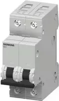 Siemens 5SY4202-7 miniatiūrinis automatinis jungiklis 2A 2 polių C charakteristika