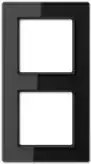 JUNG AC 582 GL SW. Produktfarbe: Schwarz, Markenkompatibilität: JUNG, Material: Glas. Breite: 84 mm, Höhe: 155 mm (AC582GLSW)